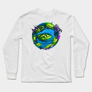 Astral Spaces Planet | Astral Travel Experience Long Sleeve T-Shirt